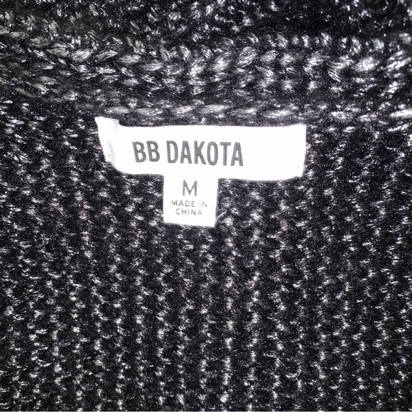 Bb Dakota Baby One More Time Metallic Knit Sweater - Picture 3 of 6